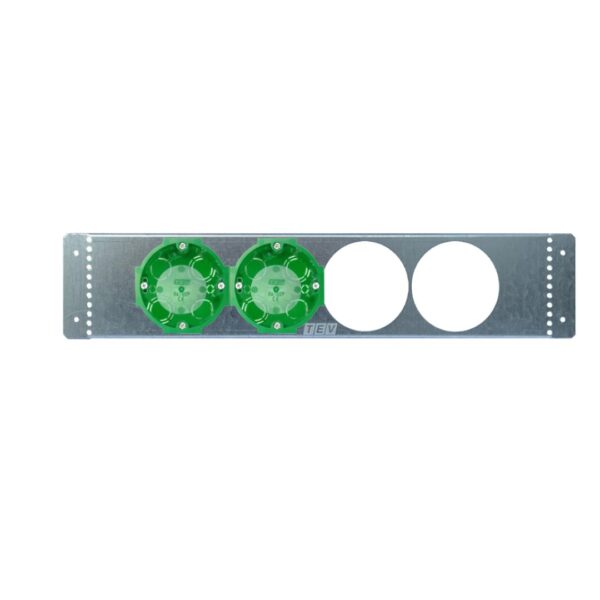 Régua Caixas Pladur Com 4 Furos de 68mm