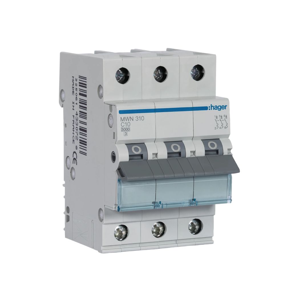 Disjuntor 3P 10A MWN310