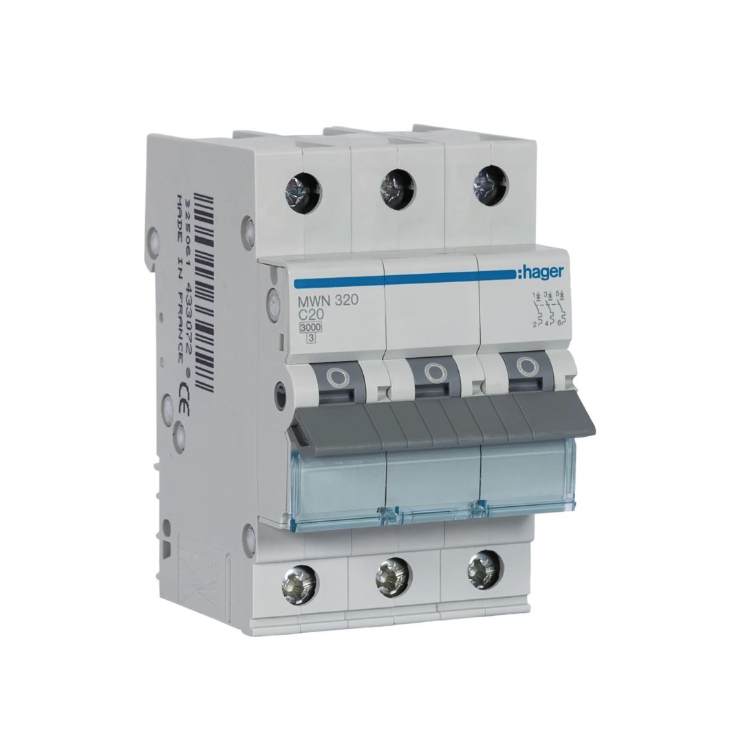Disjuntor 3P 20A MWN320