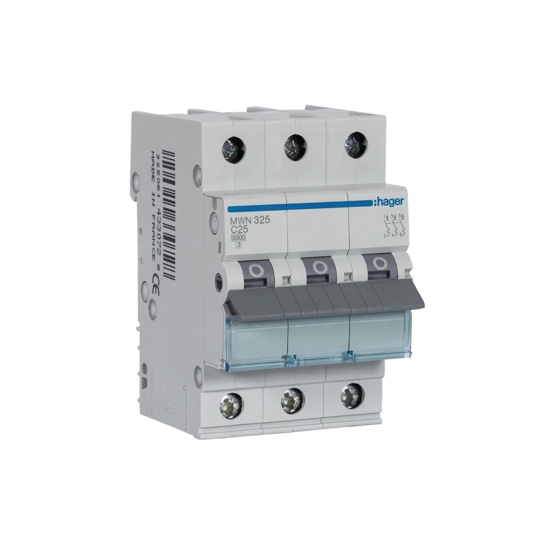 Disjuntor 3P 25A MWN325