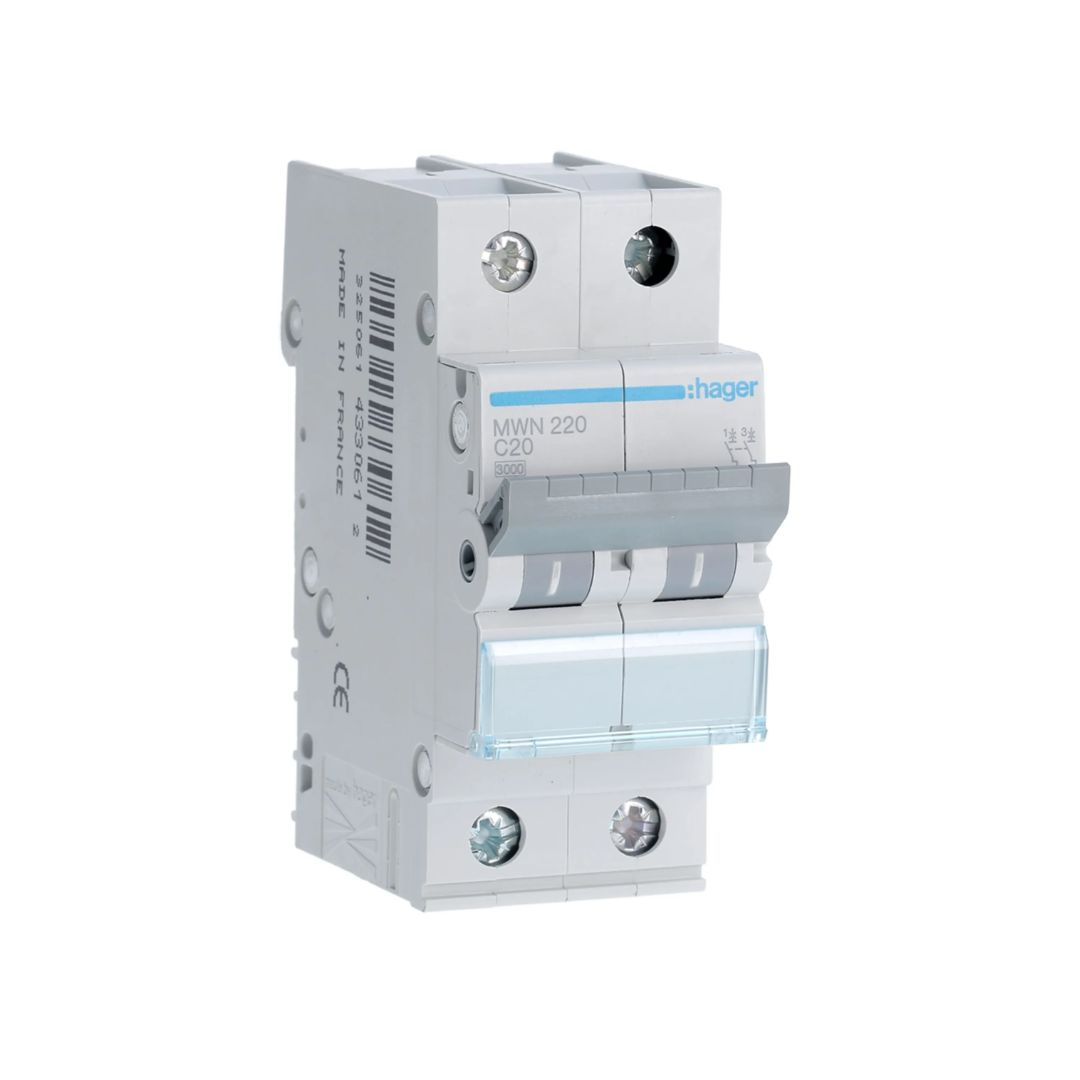 Disjuntor 2P 20A MWN220