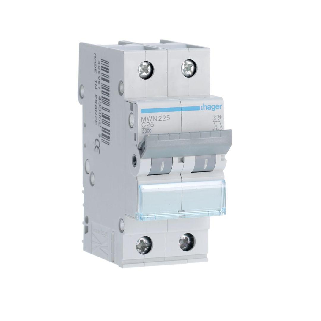 Disjuntor 2P 25A MWN225