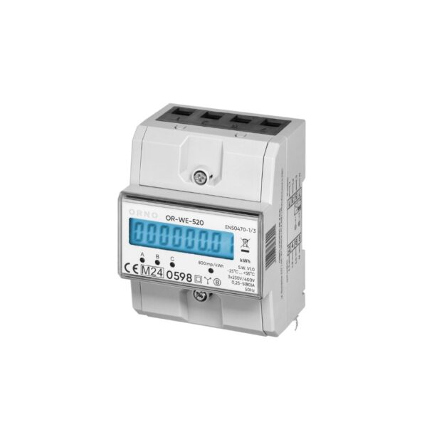 Contador de Energia Trifásico com MID 80A | ORNO