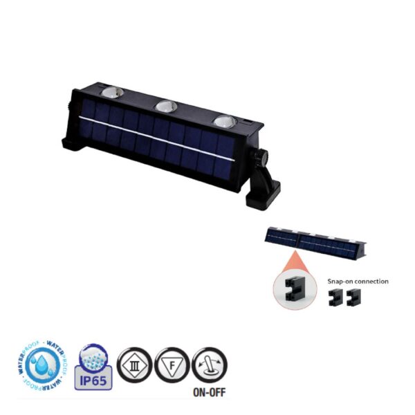 Aplique Solar LED