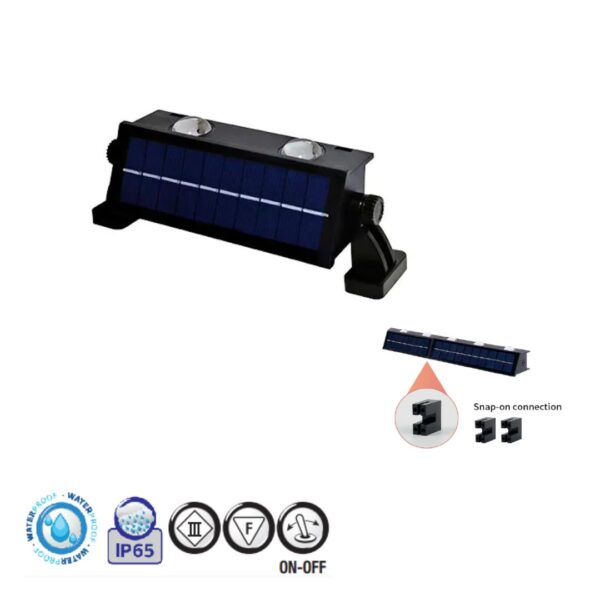 Aplique Solar LED