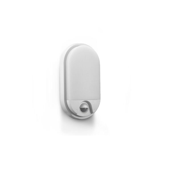 Aplique LED Saliente Oval com Sensor 15W | LUSELAMP