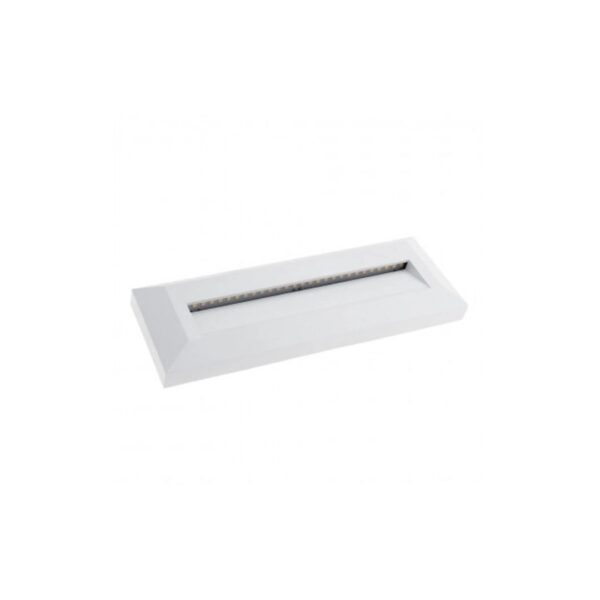 Aplique Parede LED Retangular Branco 3W 4K | OptonicaLED