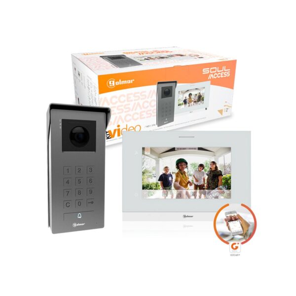 KIT VIDEO PORTEIRO WIFI S5110 ACCESS/ART 7W | GOLMAR