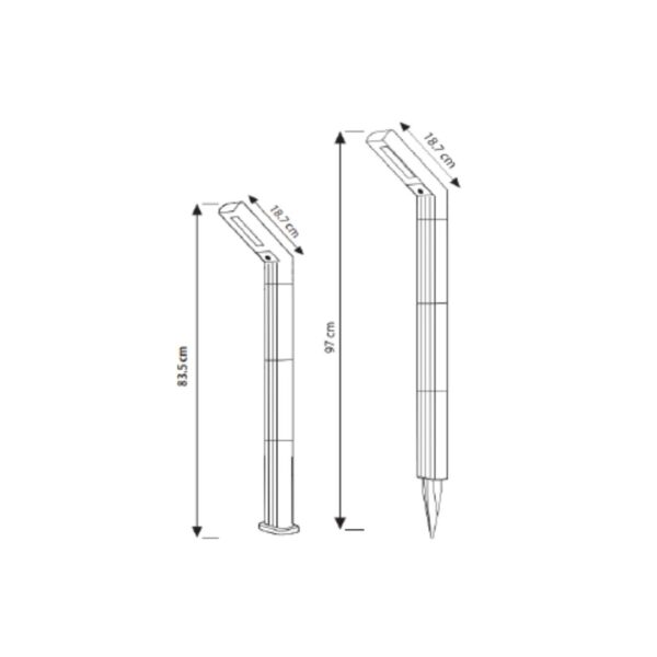 Balizador Solar LED
